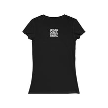 Load image into Gallery viewer, “...Loving Me” Women&#39;s Jersey Short Sleeve V-Neck Tee