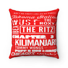 Load image into Gallery viewer, “ANPLAHUP” Spun Polyester Square Pillow