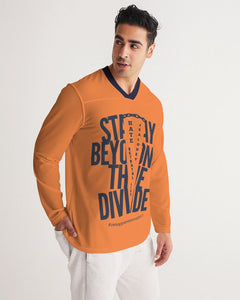 Stay Beyond The Divide Men's Long Sleeve Sports Jersey