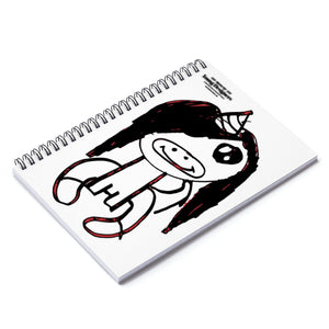 BLACK & WHITE Spiral Notebook - Ruled Line