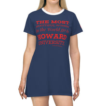 Load image into Gallery viewer, “HOWARD WOMEN” All Over Print T-Shirt Dress
