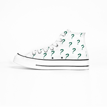 Load image into Gallery viewer, BLANCA (Question) High Top Canvas Shoes