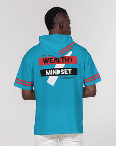 Wealthy Mindset  Men's Premium Heavyweight Short Sleeve Hoodie
