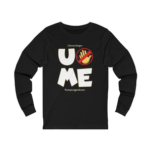 “U Can’t 👀 Me” Unisex Jersey Long Sleeve Tee