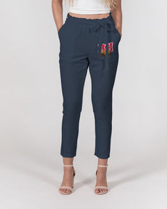 Bison House Women's Belted Tapered Pants