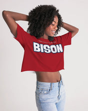 Load image into Gallery viewer, BISON Women&#39;s Lounge Cropped Tee