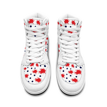 Load image into Gallery viewer, SLYN 2 (Red ink blots) White Basketball Sports Shoe