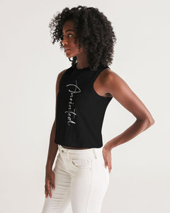 “Anointed” Women's Cropped Tank (Black)
