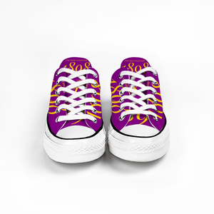 1898 Chucks Gold Bear Canvas Low Top (Miles College)