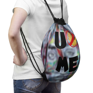 “U Can’t 👀 Me” Drawstring Bag