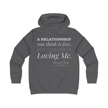 Load image into Gallery viewer, “...Loving Me...” Girlie College Hoodie