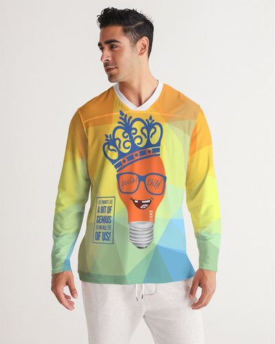 Genius Child Men's Long Sleeve Sports Jersey