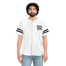 Load image into Gallery viewer, TIME COLLECTION Men&#39;s Baseball Jersey (White/Black)