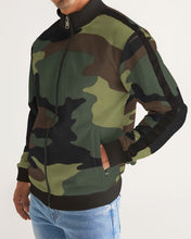 Load image into Gallery viewer, UWS CAMO  Men&#39;s Stripe-Sleeve Track Jacket