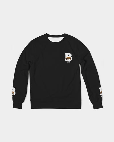 Bison House Men's Classic French Terry Crewneck Pullover