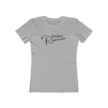 Load image into Gallery viewer, Aiden Rome Women&#39;s The Boyfriend Tee (Blk print)