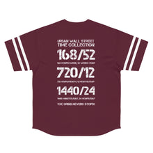 Load image into Gallery viewer, Time Collection Men&#39;s Baseball Jersey (Burgundy)