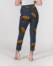 Load image into Gallery viewer, BISON Women&#39;s Belted Tapered Pants