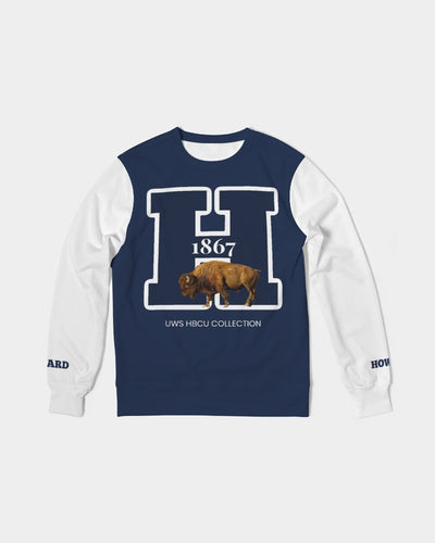 H • 1867 (HOWARD) Men's Classic French Terry Crewneck Pullover