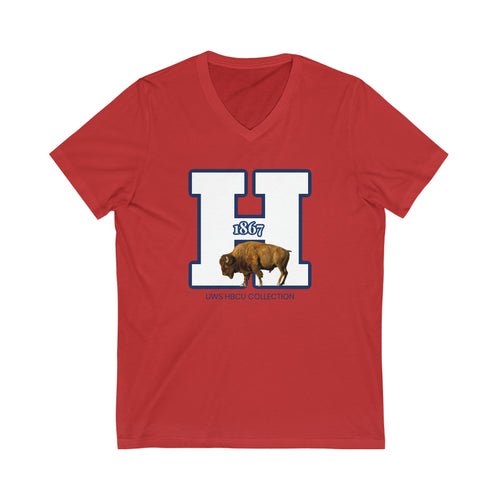 H•1867 Unisex Jersey V-Neck Tee (HOWARD)