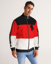 Load image into Gallery viewer, Say Less Do More  Men&#39;s Stripe-Sleeve Track Jacket