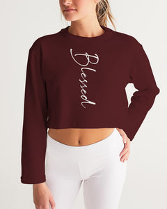 "Blessed" Women's Cropped Sweatshirt