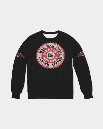 Wealthy Mindset  Men's Classic French Terry Crewneck Pullover