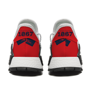 1867 BISON RED Mid Top  Sneakers