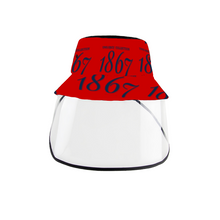 Load image into Gallery viewer, 1867 Packable Bucket Hat with Removable TPU Full Face Shield