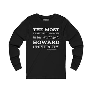 HOWARD WOMEN Unisex Jersey Long Sleeve Tee