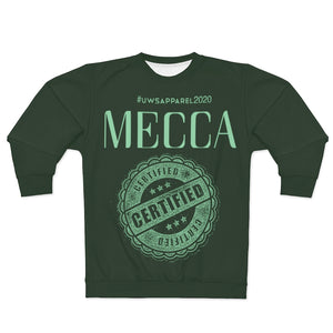 “MECCA CERTIFIED” AOP Unisex Sweatshirt