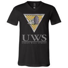 Load image into Gallery viewer, UWS LOGO Crew Bella + Canvas Unisex Jersey SS V-Neck T-Shirt
