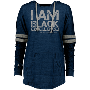I AM BLACK EXCELLENCE Ladies Hooded Low Key Pullover