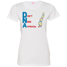 Load image into Gallery viewer, DNA - Don&#39;t Need Approval Ladies&#39; Fine Jersey T-Shirt