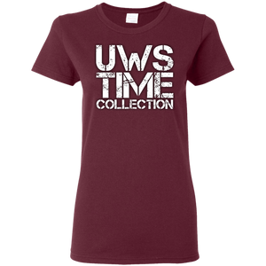 UWS Time Collection logo! White print Ladies T-Shirt