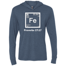 Load image into Gallery viewer, Fe-Proverbs1 Unisex Triblend LS Hooded T-Shirt
