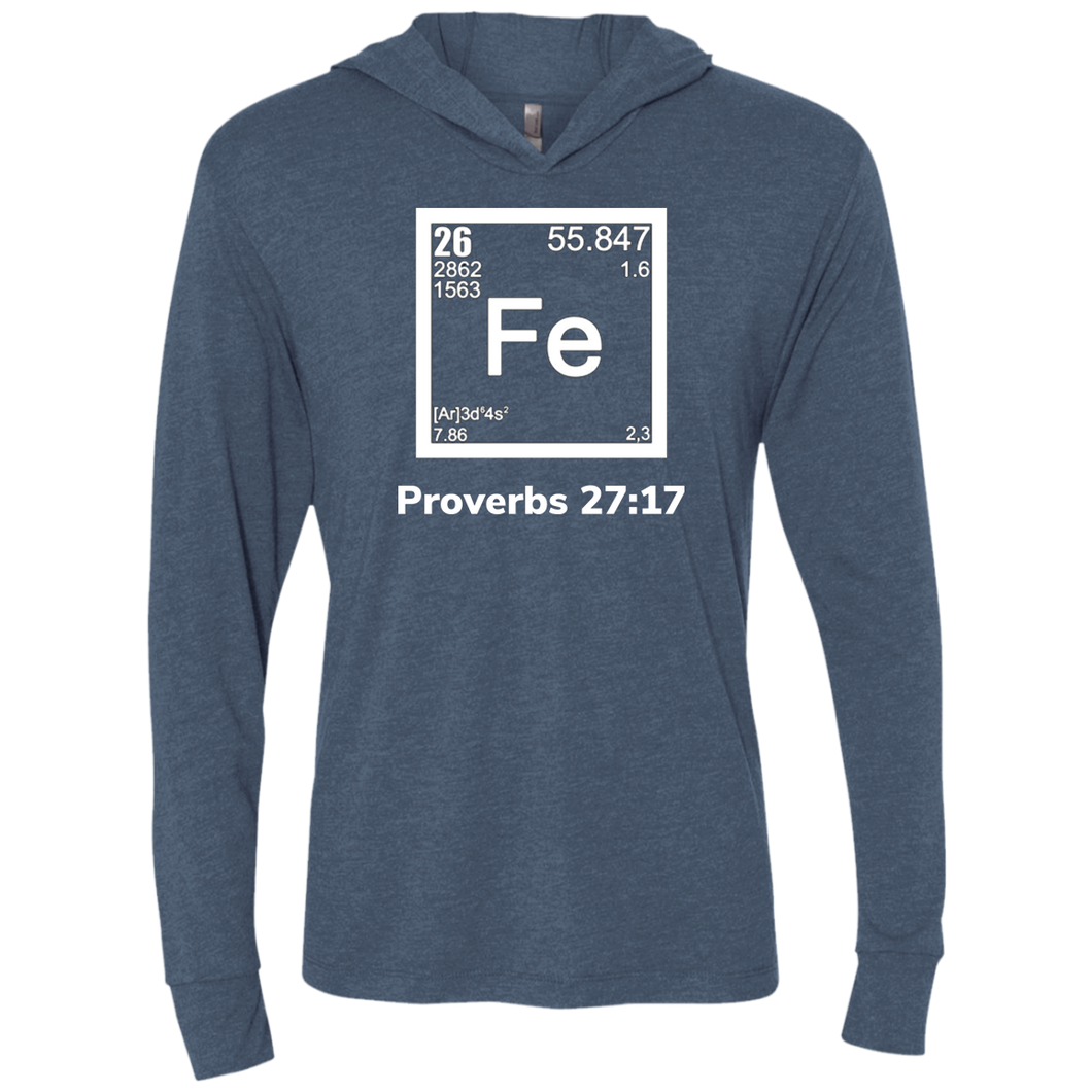 Fe-Proverbs1 Unisex Triblend LS Hooded T-Shirt