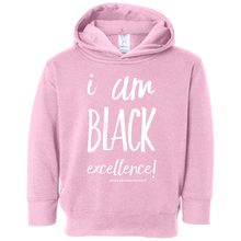 Load image into Gallery viewer, I AM BLACK EXCELLENCE Toddler Fleece Hoodie