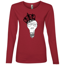 Load image into Gallery viewer, Genius Child (1999 w/crown) Ladies&#39; Lightweight LS T-Shirt