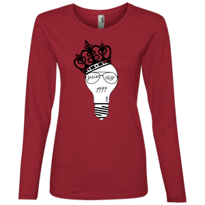 Genius Child (1999 w/crown) Ladies' Lightweight LS T-Shirt