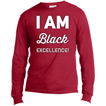Load image into Gallery viewer, I AM BLACK EXCELLENCE LS Made in the US T-Shirt