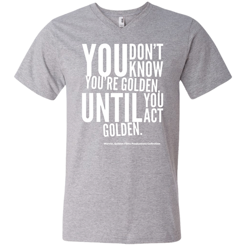 “You Don’t Know...” Men's Printed V-Neck T-Shirt