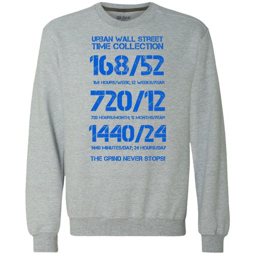 UWS Time Collection Heavyweight Crewneck Sweatshirt (Blue/Grey)