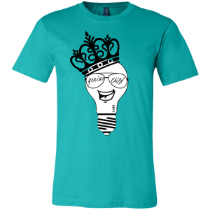 Genius Child (b/w grin) Unisex Jersey Short-Sleeve T-Shirt