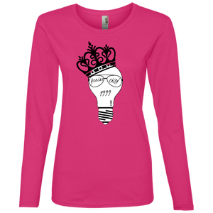 Genius Child (1999 w/crown) Ladies' Lightweight LS T-Shirt