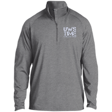 Load image into Gallery viewer, UWS TIME COLLECTION (white print) 1/2 Zip Raglan Performance Pullover