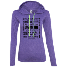 Load image into Gallery viewer, NYC 90s CLUB LIFE Ladies&#39; LS T-Shirt Hoodie