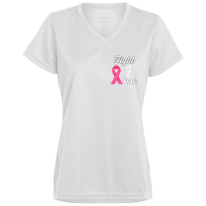 "Fight 2 Live" Ladies' Wicking T-Shirt