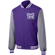Load image into Gallery viewer, UWS TIME COLLECTION Men&#39;s Fleece Letterman Jacket