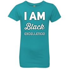 Load image into Gallery viewer, I AM BLACK EXCELLENCE Girls&#39; Princess T-Shirt
